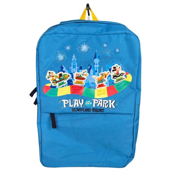 Disneyland Resort Play In The Park Puzzle Youth Blue Backpack - Picture 1 of 8